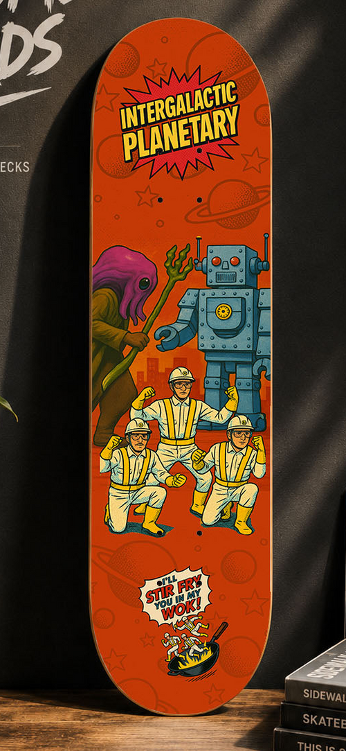 Intergalactic Planetary Decorative Skateboard Deck