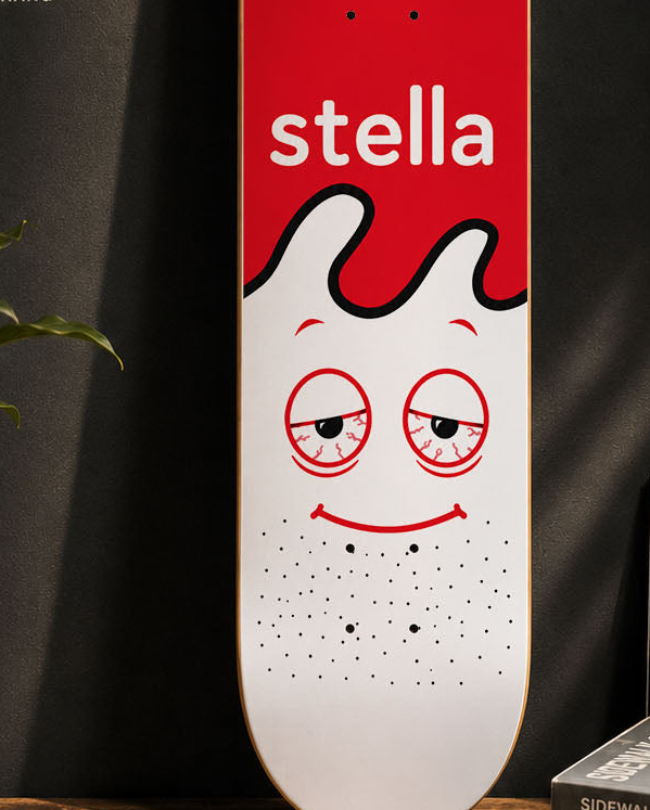 Stella Decorative Skateboard Deck | Wall Art