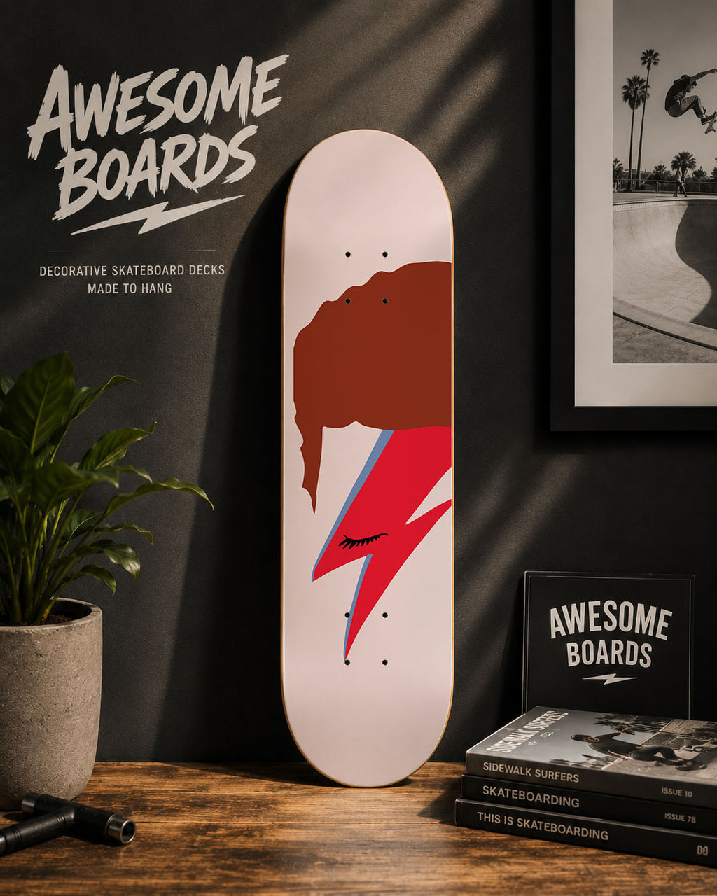 Lightning Soul Decorative Skateboard Deck | Wall Art