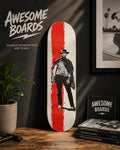 The Man with no name  Decorative Skateboard Deck