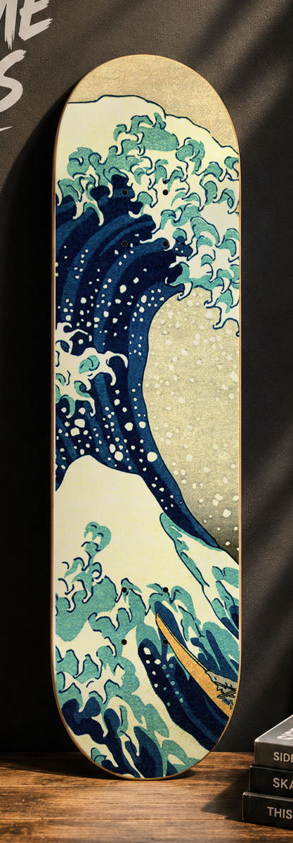 The Great Wave – Classic Art Skateboard Deck