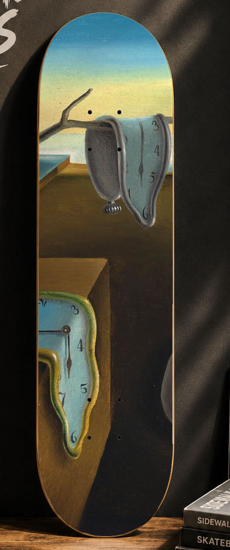 Melting Clocks Decorative Skateboard Deck | Wall Art