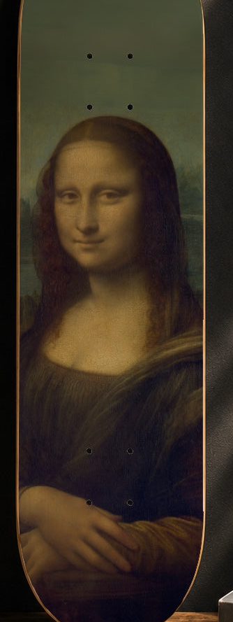 Mona Lisa Decorative Skateboard Deck | Wall Art